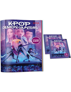 Starter Pack K-Pop Demon Hunters Álbum y 2 sobres