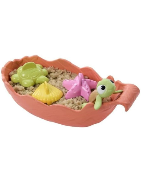 Vaiana ¡La muñeca Moana del set Disney Princess Ocean Friends admira las maravillas del mar!