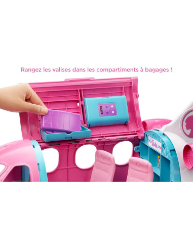 Barbie Avión de Tus sueños, avión de Juguete...