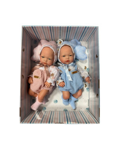 Parejita Mellizos Reborn exclusivo Osorno Lola y Santiago...