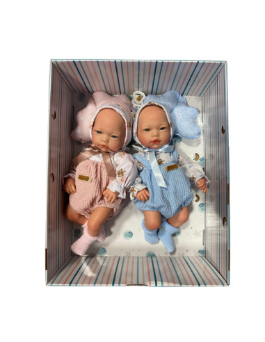 Parejita Mellizos Reborn exclusivo Osorno Lola...