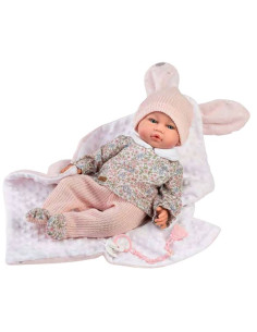 Muñeca con peso Bruna Camisa Flores 42cm