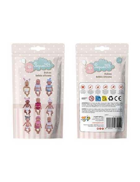Bebé de Silicona 12 cm Surtido PequeBB