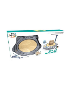 Set de alfarero con torno eléctrico y arcilla (Art Planet)