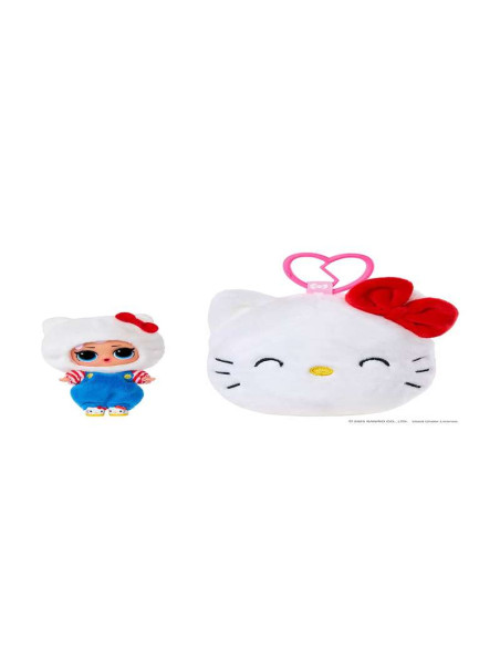 LOL Surprise Loves Hello Kitty Reversible Plush Surprise Llavero peluche