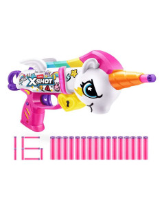 Lanzadardos XShot Blastercorn con 16 dardos – ZURU 2