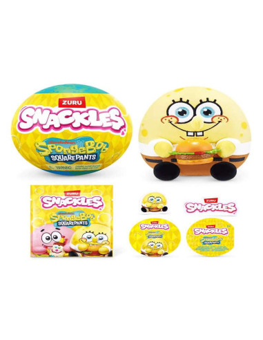 SNACKLES Bob Esponja – Serie 1 (peluche sorpresa)