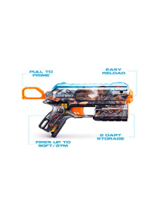 X-Shot Skins Flux Blaster Jurassic Series 1 2
