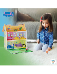 Peppa Pig - Casita de Madera de 2 Pisos con Buhardilla y... 2