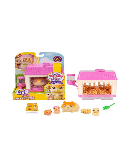 Little Live Pets Mama Surprise Minis Mascota con Bebés Sorpresa Juguete Coleccionable 4 años