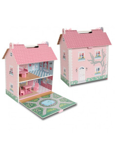 Casa de muñecas de madera