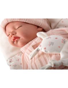 Reborn Arias 45 cm Daira con cojin Dou Dou (ojos cerrados) 2