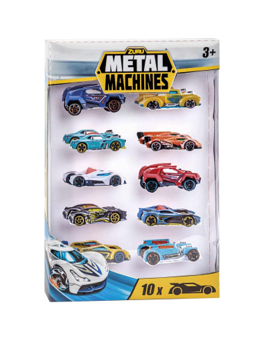 Metal Machines Pack 10 Coches 