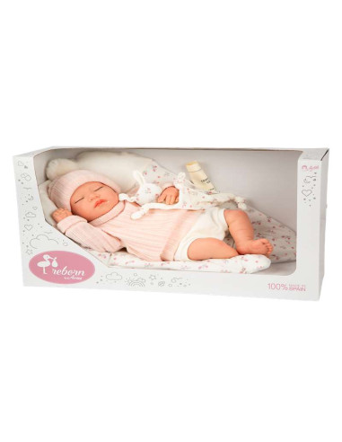 Reborn Arias 45 cm Daira con cojin Dou Dou...