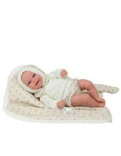 Muñeca Elegance 35 cm Babyto Beige con Manta