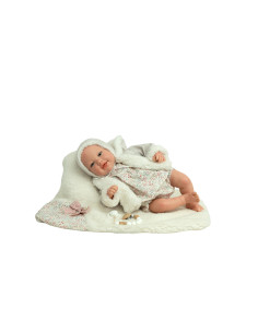 Muñecas Arias Reborn Leia con Manta 45 cm