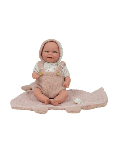 Muñeca Arias Elegance Babyto rosa de 35 cm con manta (muñeca con peso)