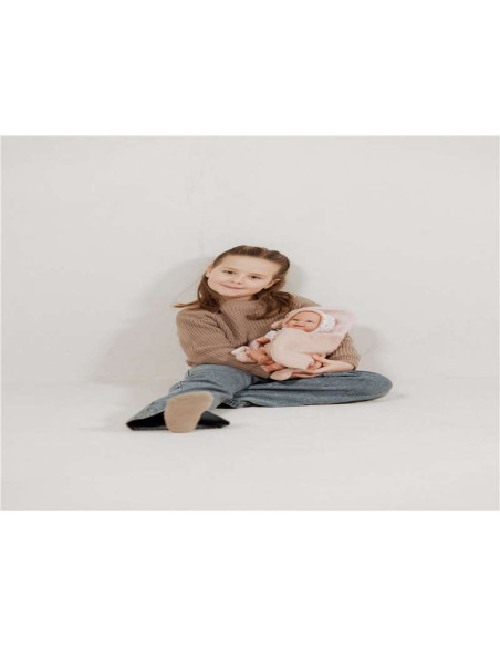 Muñeca Arias Elegance Babyto rosa de 35 cm con manta (muñeca con peso)