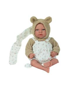 Muñeco Elegance 40 cm Andie beige con cojín Arias