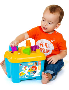 Cubeta Blocks Y Puzzles Blandos 15 piezas  2