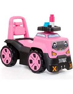 Correpasillos SUV 3 en 1 Rosa + Juego de Bloques 2