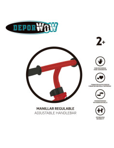 BICI ROJA SIN PEDALES  2