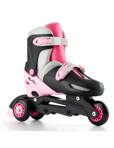 Patines ajustables tallas 34 a 38 rosa 2