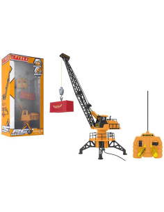 Grúa con sistema de guiado por cable y accesorios