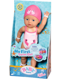 Baby Born My First Swim Girl Muñeca de 30 cm con bañador...