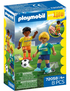 PLAYMOBIL 72058 Jugadores de fútbol