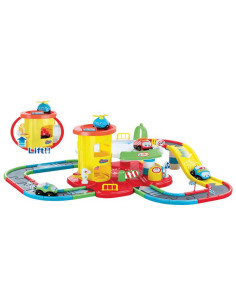 Infant Peque Parking – Garaje con rampas y coches para...