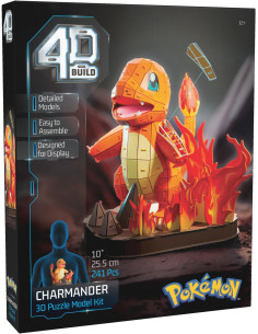 PUZZ4D - Maqueta Charmander de 241 Piezas - Puzzle 3D...