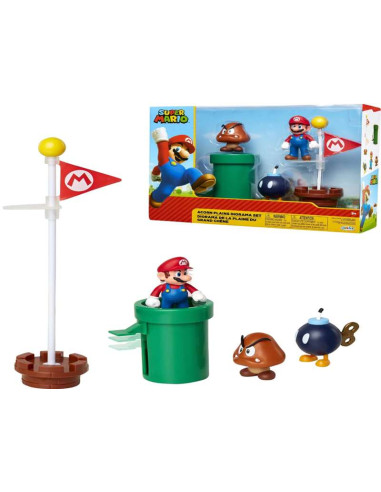 Set 5 figuras Mundo Acorn Super Mario