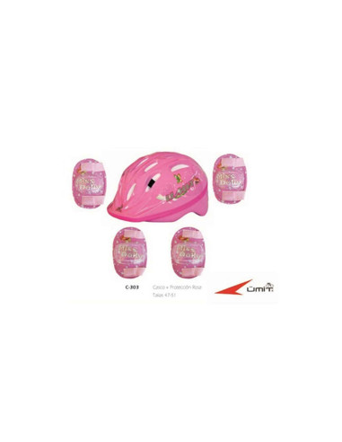 Casco Y Protecciones Rosa