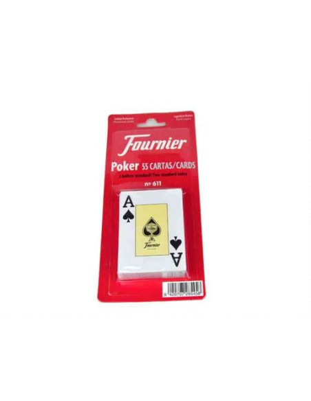 Baraja Poker Ingles, 55 Cartas En Blíster