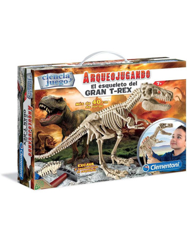 Arqueojugando El esqueleto del Gran T-Rex