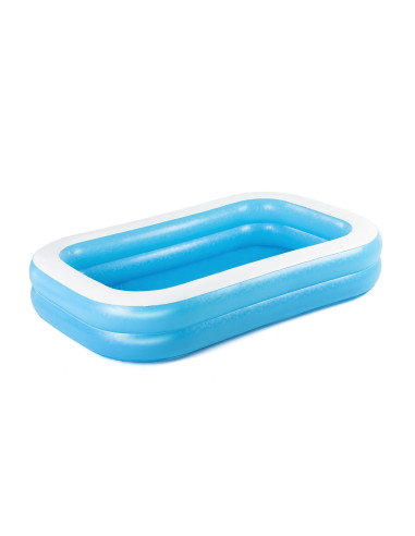 Piscina inflable rectangular Bestway 262x175x51 cm vinilo 2 anillos