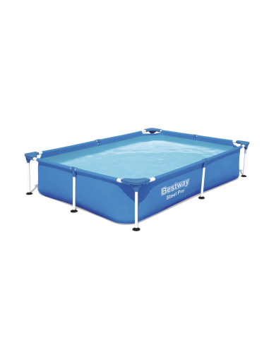 Piscina Desmontable Tubular Infantil Bestway Splash Jr. Frame Pool 221x150x43 cm