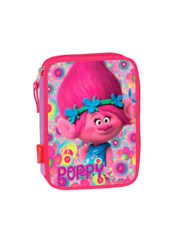 Estuche con Contenidos PERONA Trolls Poppy Flowers Doble