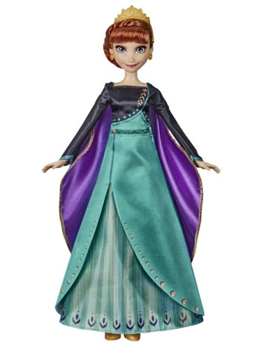 Frozen 2 Muñeca Cantarina Anna Azul