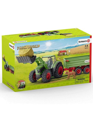 Tractor con remolque 42379 Schleich 