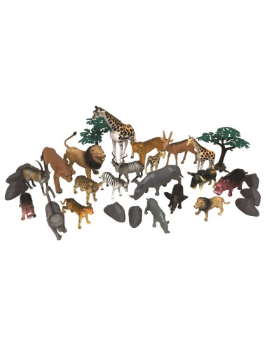 National G. Cubo Animales Salvajes 30 pcs