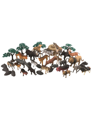 National G. Cubo Animales Salvajes 40 Pc