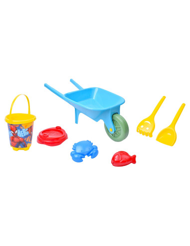Set Carretilla Spiderman con Cubo Castillo,...