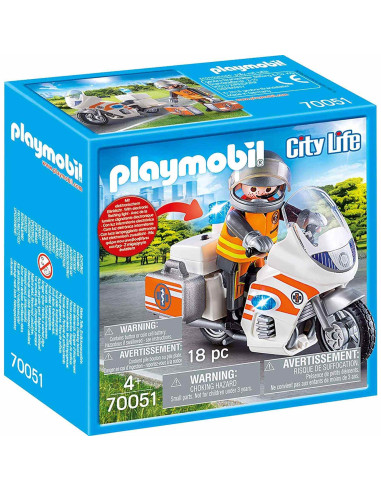 Playmobil Moto De Emergencias - 70051