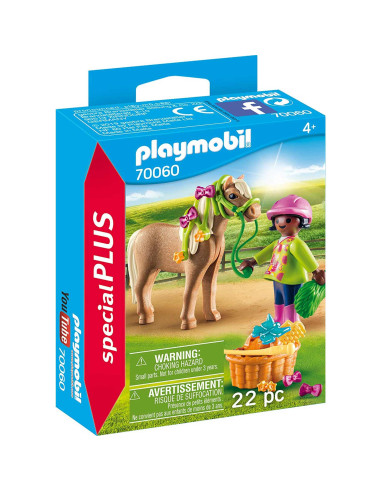 Playmobil Niña Con Poni 70060