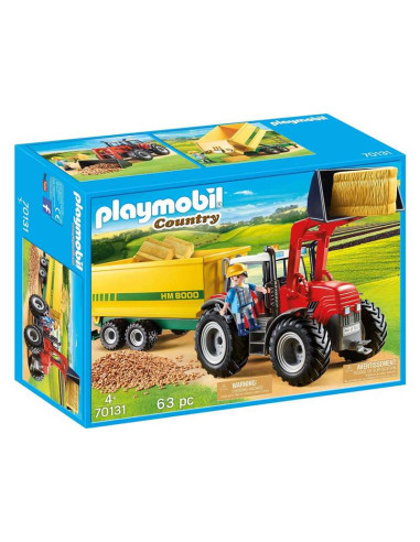 Playmobil Country Tractor con Remolque - 70131