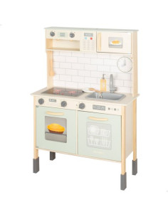 Woomax - Cocina De Madera Eléctrica Con Luz, Sonido Y...