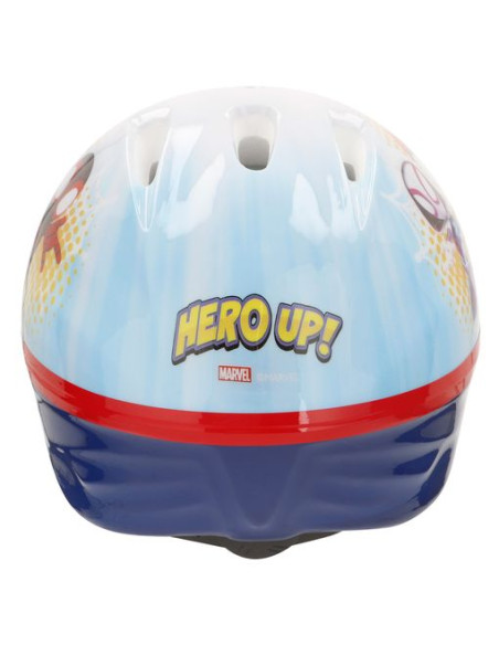 Spidey - Casco Infantil 48-52 Cm Corcho Y Plástico Resistente Con Cierre Seguro