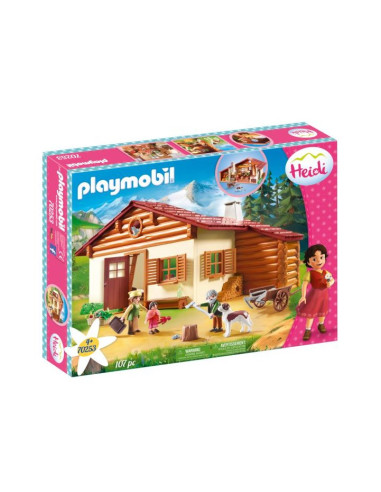 Playmobil Heidi En La Cabaña De Los Alpes - 70253